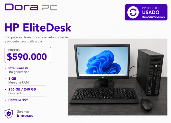 Inicio foto hp elitedesk $590.000